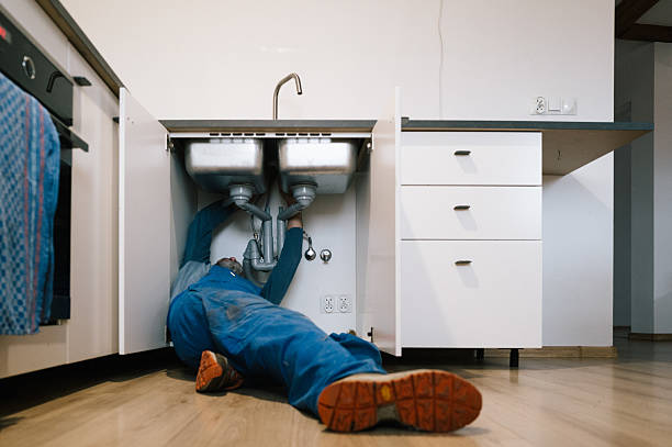Professional Plumbing technician working in Groton, CT